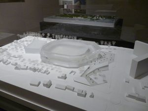 La maquette de l'Aréna d'Orléans.