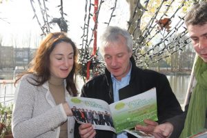 Christelle de Crémiers, Charles Fournier et Benoit Faucheux (EELV).