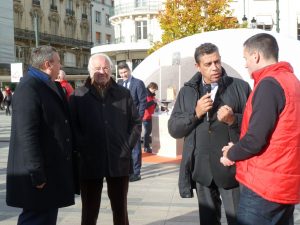 Xavier Beulin, président du CESER au micro.