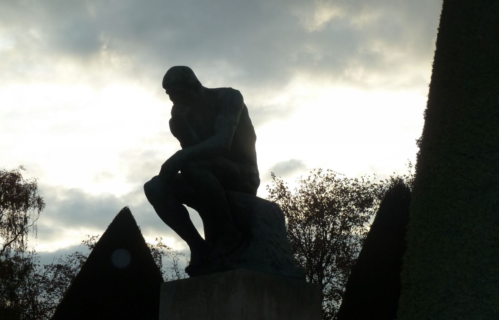 Rodin and Huysmans converse in the shadow of Chartres Cathedral