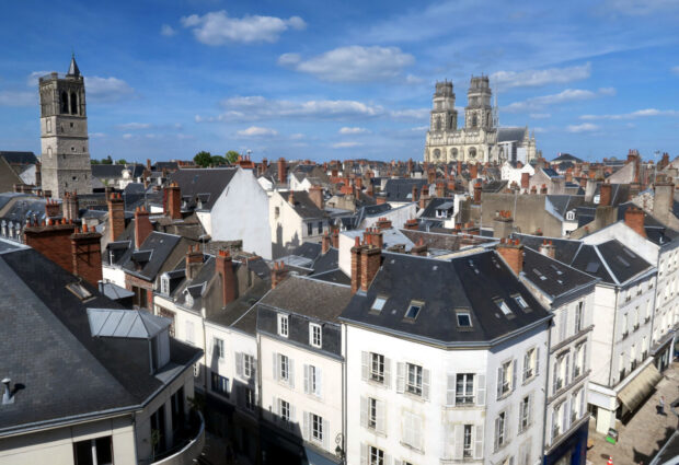 Vue sur la ville d'Orléans