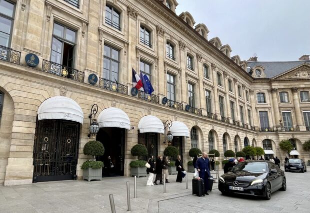 Le palace du Ritz, place Vendôme à Paris.