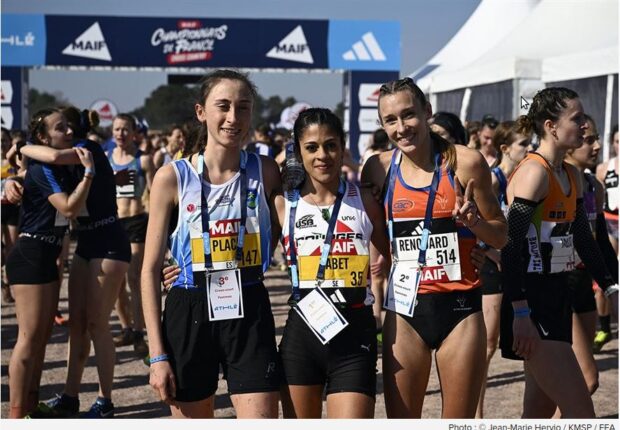 Celia Tabet aux championnats de France de cross court